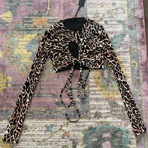 H:ours cheetah top from revolve